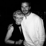 David Beckham & mother