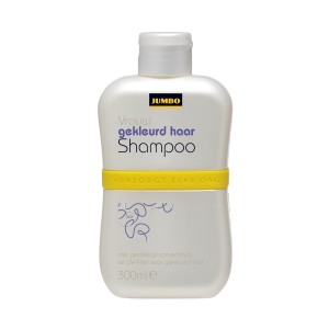 Jumbo shampoo voor vrouwen met gekleurd haar - 300ml